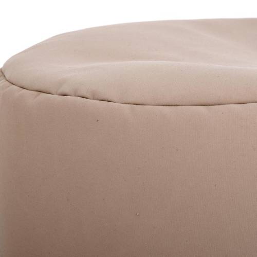 ΣΤΡΟΓΓΥΛΟ ΠΟΥΦ-ΣΚΑΜΠΟ Fylliana Cube ΚΑΦΕ ΧΡΩΜΑ 60x40εκ