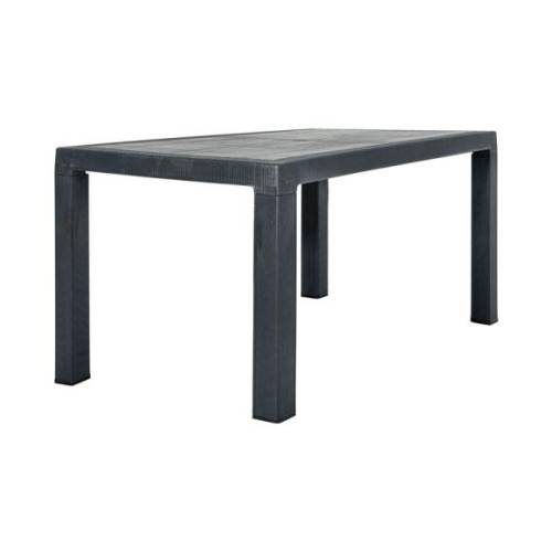 ΤΡΑΠΕΖΙ ΕΞΟΧΗΣ Fylliana Baltic ΑΝΘΡΑΚΙ ΧΡΩΜΑ 140x80x75εκ