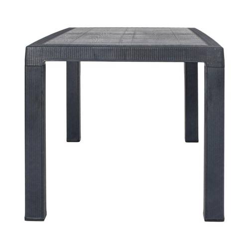 ΤΡΑΠΕΖΙ ΕΞΟΧΗΣ Fylliana Baltic ΑΝΘΡΑΚΙ ΧΡΩΜΑ 140x80x75εκ