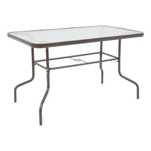 ΤΡΑΠΕΖΙ ΚΗΠΟΥ Fylliana 026 ΚΑΦΕ ΧΡΩΜΑ 100x65x70εκ