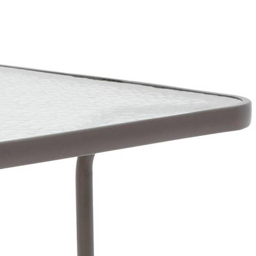 ΤΡΑΠΕΖΙ ΚΗΠΟΥ Fylliana 028 ΚΑΦΕ ΧΡΩΜΑ 120x70x70εκ