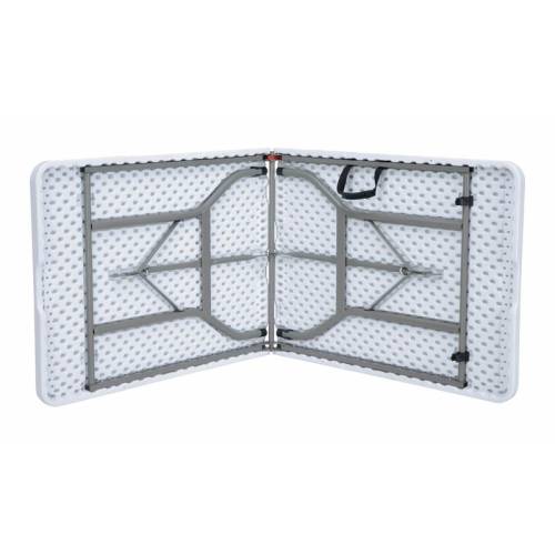 ΤΡΑΠΕΖΙ ΣΥΝΕΔΡΙΟΥ-CATERING Fylliana ΛΕΥΚΟ 153,5x70x74 ΠΤΥΣΣΟΜΕΝΟ (ΒΑΛΙΤΣΑ)