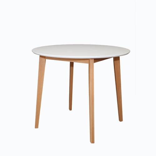 ΤΡΑΠΕΖΙ ΤΡΑΠΕΖΑΡΙΑΣ Fylliana ΜΑΧ S ΛΕΥΚΟ ΣΤΡΟΓΓΥΛΟ 90*75