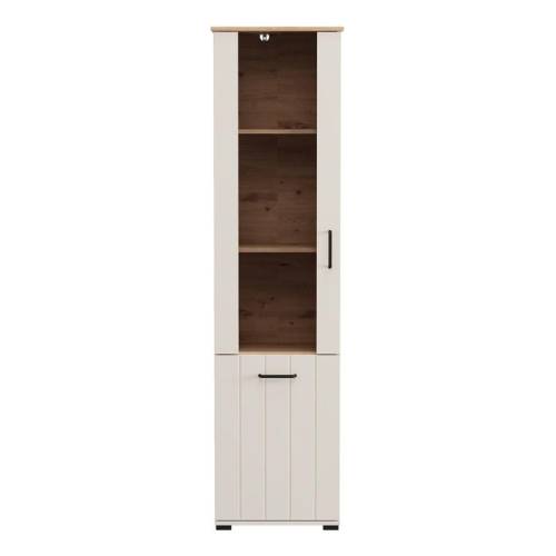 ΒΙΤΡΙΝΑ LAMBETH 1K VS1 191 CASHMERE-ARTISAN OAK 50x36x191εκ