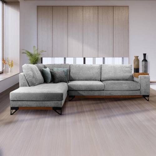 ΚΑΝΑΠΕΣ Fylliana Angelo ΑΡΙΣΤΕΡΗ ΓΩΝΙΑ ΓΚΡΙ 300x230x95