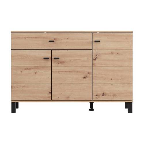 ΚΟΜΟΤΑ-ΜΠΟΥΦΕΣ ALMOND 115 3K1F3V ARTISAN OAK ΧΡΩΜΑ 116x35x78εκ