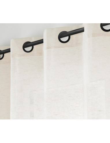 Κουρτίνα LINEN EFFECT εκρού  140x260 cm