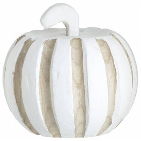 Διακοσμητική Κολοκύθα 3-70-804-0060 Φ16x20cm Natural-White Inart