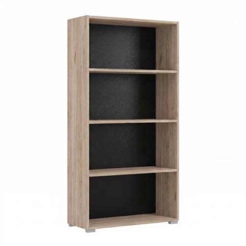 ΒΙΒΛΙΟΘΗΚΗ Fylliana Ordina 4 GREY OAK ΧΡΩΜΑ 70x25x142εκ