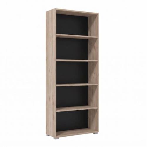 ΒΙΒΛΙΟΘΗΚΗ Fylliana Ordina 5 GREY OAK ΧΡΩΜΑ 70x25x177εκ