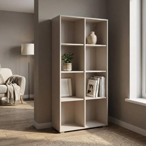 ΒΙΒΛΙΟΘΗΚΗ-ΡΑΦΙΕΡΑ Fylliana Smart 8P CASHMERE ΧΡΩΜΑ 74x25x146εκ