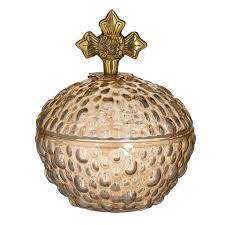 Φοντανιέρα Με Καπάκι 3-70-085-0209 Φ20x16cm Honey Inart