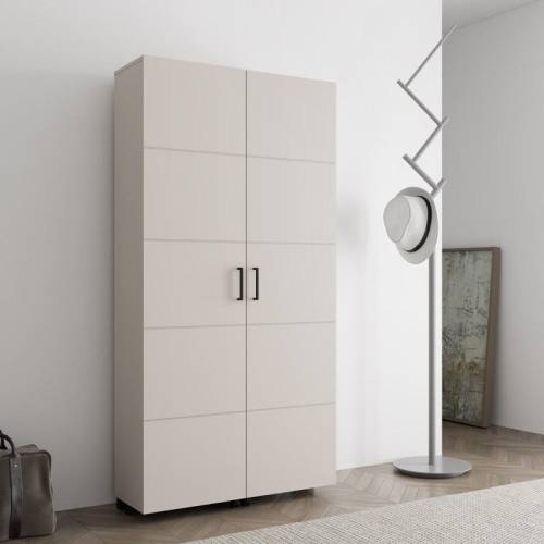 ΠΑΠΟΥΤΣΟΘΗΚΗ ISLAY 91 2K h185 CASHMERE ΧΡΩΜΑ 92x33x185εκ