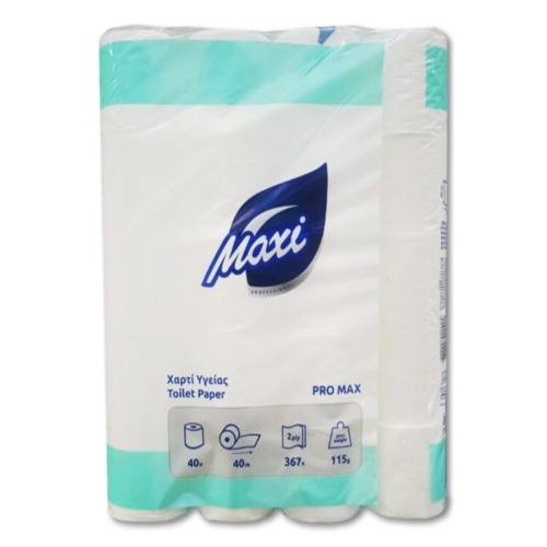 MAXI ΧΑΡΤΙ ΥΓΕΙΑΣ DECO 2ΦΥΛΛΟ(40ΡΟΛΑ* 115gr)