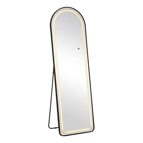 LED-8 Καθρέπτης Τοίχου-Δαπέδου Φωτιζόμενος, Αλουμίνιο Μαύρο, Αφής με 3 επιλογές φωτισμού Ε-00026880 Ε7180,81