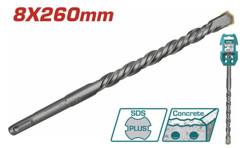 TOTAL ΔΙΑΜΑΝΤΟΤΡΥΠΑΝΟ SDS-PLUS 8 X 260mm (TAC310804)