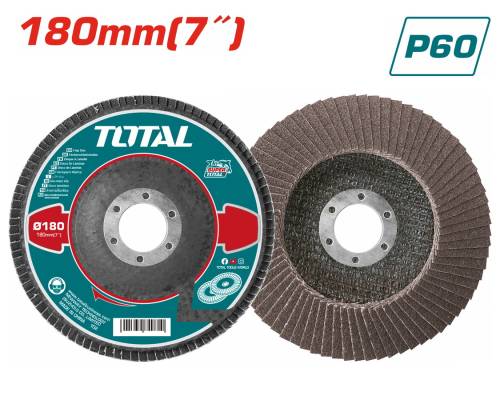 TOTAL ΠΟΛΥΠΤΕΡΟ ΓΥΑΛΙΣΜΑΤΟΣ ΜΕΤΑΛΛΟΥ / ΙΝΟΧ 180mm P60 (TAC631802)