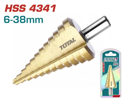 TOTAL ΕΠΑΓΓ. ΤΡΥΠΑΝΙ ΚΩΝΙΚΟ 6-38mm (TAC7563801)