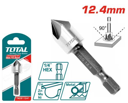 TOTAL ΦΡΕΖΟΤΡΥΠΑΝΟ ΜΕΤΑΛΛΟΥ 12.4mm (TAC811241)