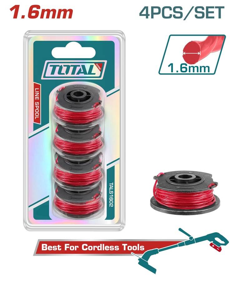 TOTAL ΕΠΑΓΓ. ΜΕΣΙΝΕΖΑ ΕΛΙΚΟΕΙΔΗΣ 1.6mm / 5m 4TEM ΓΙΑ TGTLI20018 / TGTLI20328 (TALS1602)