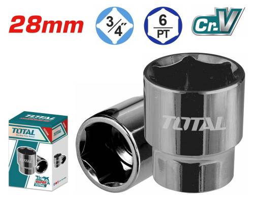 TOTAL ΕΠΑΓΓ. ΚΑΡΥΔΑΚΙ ΕΞΑΓΩΝΟ 3/4" - 28mm (THHAST34281)