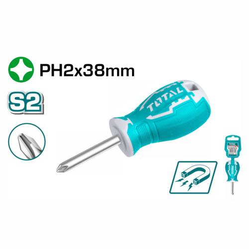 TOTAL ΚΑΤΣΑΒΙΔΙ ΝΑΝΟΣ ΜΑΓΝΗΤΙΚΟΣ ΣΤΑΥΡΟΥ PH2 Χ 38mm (THT26PH2038)