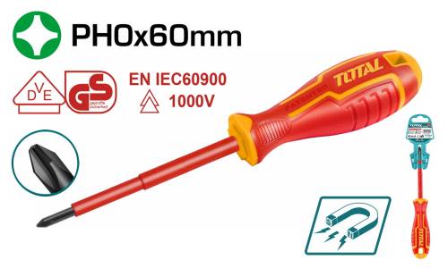 TOTAL ΚΑΤΣΑΒΙΔΙ ΜΑΓΝ. ΣΤΑΥΡΟΥ 1000V PH0 X 60 (THTISPH060)