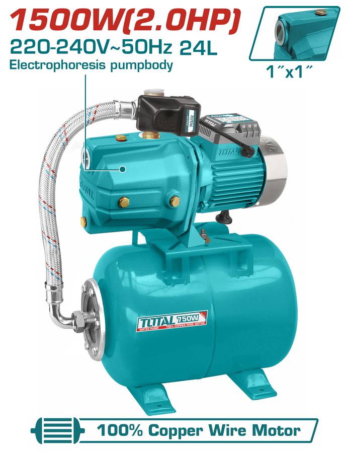TOTAL ΠΙΕΣΤΙΚΟ ΝΕΡΟΥ 1.500W / 2HP (TWP415006)