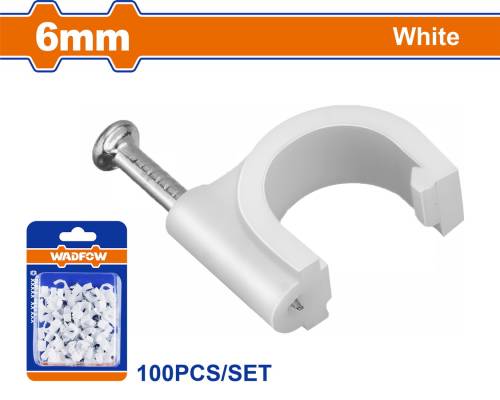 WADFOW ΡΟΚΑ ΣΤΗΡΙΞΗΣ ΚΑΛΩΔΙΩΝ 6mm 100ΤΕΜ (WFQ1K06)