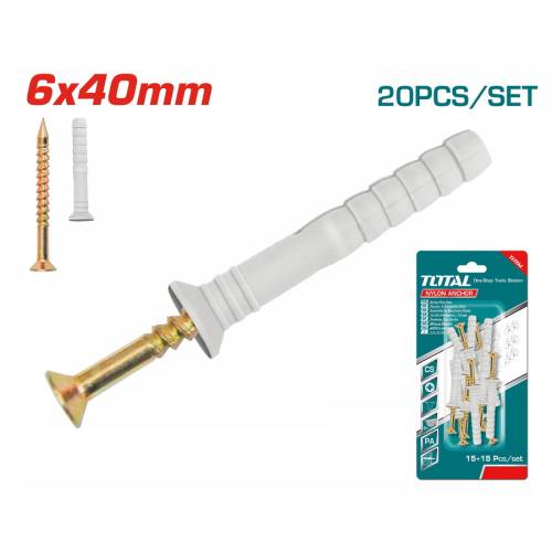 TOTAL ΣΕΤ ΒΙΔΕΣ ΜΕ ΒΙΣΜΑΤΑ 3.5 Χ 50mm (WJNAK3505012)