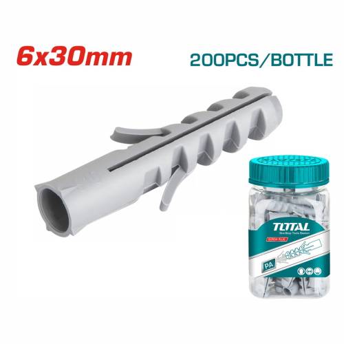 TOTAL ΒΙΣΜΑΤΑ ΠΛΑΣΤΙΚΑ 6mm 200TEM ΣΕ ΒΑΖΑΚΙ (WJSP0603011)