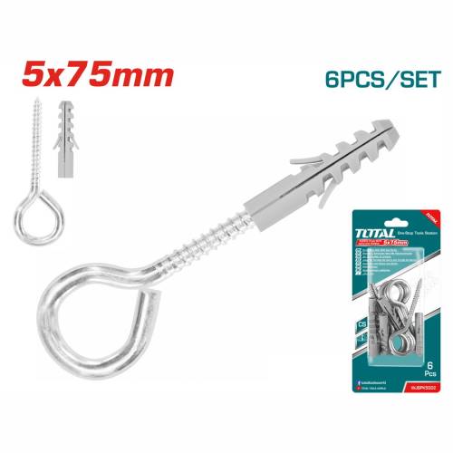 TOTAL ΣΕΤ ΒΙΔΕΣ ΚΡΙΚΟΥ ΜΕ ΒΙΣΜΑΤΑ 5mm (WJSPK5022)