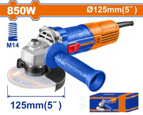 WADFOW ΓΩΝΙΑΚΟΣ ΤΡΟΧΟΣ 850W / 125mm (WAG15851E)