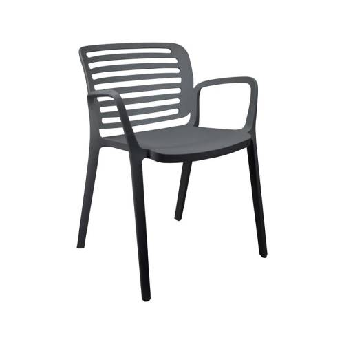 ΚΑΡΕΚΛΑ ΚΗΠΟΥ Fylliana FL7109 Layla ΣΚΟΥΡΟ ΓΚΡΙ ΧΡΩΜΑ 55x59x78εκ