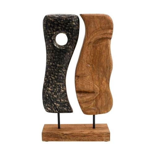 ΞΥΛΙΝΟ ΔΙΑΚΟΣΜΗΤΙΚΟ ΜΑΣΚΑ ΠΡΟΣΩΠΟΥ Fylliana FL0044 ΦΥΣΙΚΟ-ΜΑΥΡΟ ΑΝΤΙΚΕ ΦΙΝΙΡΙΣΜΑ 26x10x47εκ