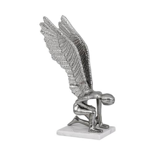 ΕΠΙΤΡΑΠΕΖΙΑ ΔΙΑΚΟΣΜΗΤΙΚΗ ΦΙΓΟΥΡΑ Fylliana Angel ΝΙΚΕΛ ΧΡΩΜΑ 19x16x33εκ