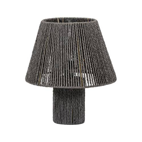 ΕΠΙΤΡΑΠΕΖΙΑ ΛΑΜΠΑ Fylliana FL23009 ΓΚΡΙ ΧΡΩΜΑ 30x35εκ