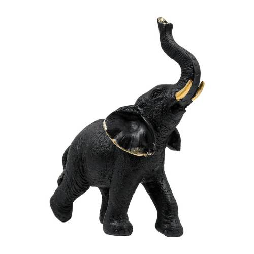 ΕΠΙΤΡΑΠΕΖΙΟ ΔΙΑΚΟΣΜΗΤΙΚΟ ΕΛΕΦΑΝΤΑΣ Fylliana FL17002 ΜΑΥΡΟ-ΧΡΥΣΟ ΧΡΩΜΑ 11x6x15εκ