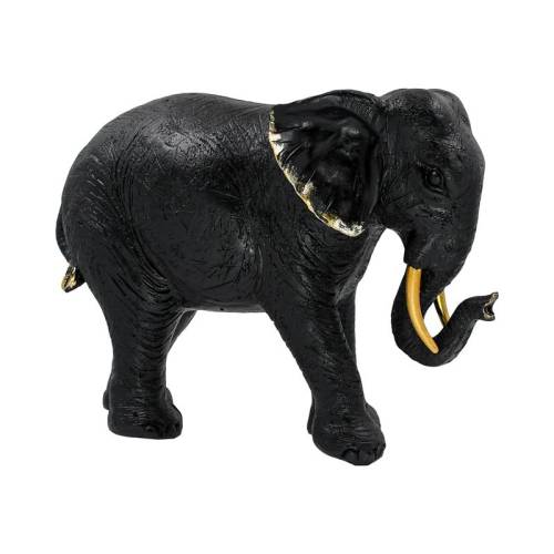 ΕΠΙΤΡΑΠΕΖΙΟ ΔΙΑΚΟΣΜΗΤΙΚΟ ΕΛΕΦΑΝΤΑΣ Fylliana FL18012 ΜΑΥΡΟ-ΧΡΥΣΟ ΧΡΩΜΑ 28x10x17εκ