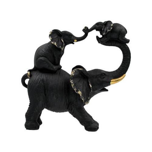 ΕΠΙΤΡΑΠΕΖΙΟ ΔΙΑΚΟΣΜΗΤΙΚΟ ΕΛΕΦΑΝΤΑΣ Fylliana FL221003 ΜΑΥΡΟ-ΧΡΥΣΟ ΧΡΩΜΑ 21x9x21εκ