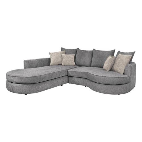 ΚΑΝΑΠΕΣ Fylliana Cosmo ΑΡΙΣΤΕΡΗ ΓΩΝΙΑ ΓΚΡΙ 300x220xεκ