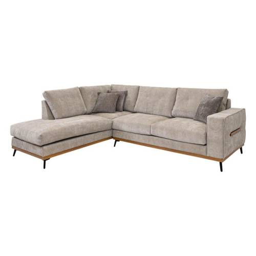 ΚΑΝΑΠΕΣ Fylliana Velente ΑΡΙΣΤΕΡΗ ΓΩΝΙΑ ΜΠΕΖ ΜΕ ΚΑΦΕ ΜΑΞΙΛΑΡΙΑ 280x220xεκ