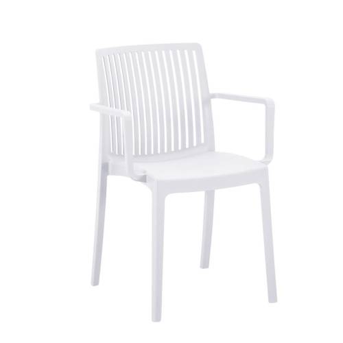 ΚΑΡΕΚΛΑ ΚΗΠΟΥ ΑΠΟ ΠΟΛΥΠΡΟΠΥΛΕΝΙΟ Fylliana "Emma" ΜΕ UV ΠΡΟΣΤΑΣΙΑ ΛΕΥΚΟ ΧΡΩΜΑ 55x56x82εκ