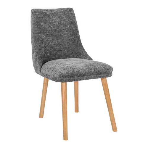 ΚΑΡΕΚΛΑ ΤΡΑΠΕΖΑΡΙΑΣ Fylliana Celestina ΓΚΡΙ ΧΡΩΜΑ ΥΦΑΣΜΑΤΟΣ 45x50x85εκ fps