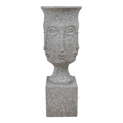 ΚΑΣΠΩ ΔΑΠΕΔΟΥ Fylliana  FL1996 "Face" ΓΚΡΙ ΧΡΩΜΑ 35x35x93εκ