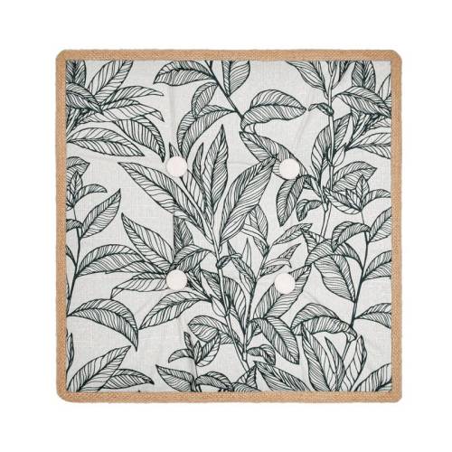 ΜΑΞΙΛΑΡΙ ΚΑΡΕΚΛΑΣ Fylliana Opulent ΜΠΕΖ-ΜΑΥΡΟ ΧΡΩΜΑ 40x40x8εκ