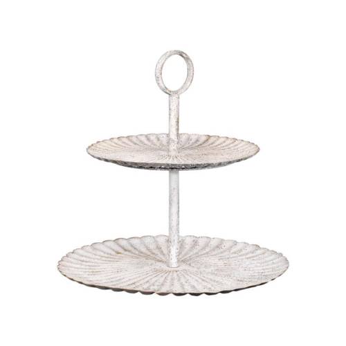 ΜΕΤΑΛΛΙΚΗ ΔΙΑΚΟΣΜΗΤΙΚΗ ΕΤΑΖΕΡΑ ΔΙΡΟΦΗ Fylliana FL0781 ΑΝΤΙΚΕ ΑΣΗΜΙ ΧΡΩΜΑ 38x38εκ