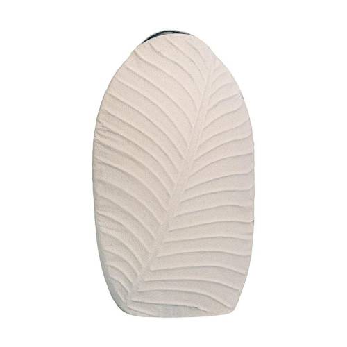 ΜΕΤΑΛΛΙΚΟ ΒΑΖΟ Fylliana FL610551 ΚΡΕΜ ΧΡΩΜΑ 18x10x30εκ