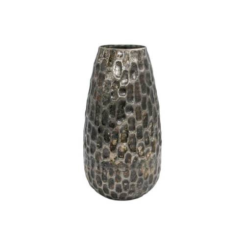 ΜΕΤΑΛΛΙΚΟ ΔΙΑΚΟΣΜΗΤΙΚΟ ΒΑΖΟ Fylliana FL1110 ΑΝΤΙΚΕ ΑΣΗΜΙ ΧΡΩΜΑ 19x30εκ