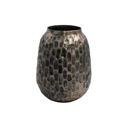 ΜΕΤΑΛΛΙΚΟ ΔΙΑΚΟΣΜΗΤΙΚΟ ΒΑΖΟ Fylliana FL1700 ΑΝΤΙΚΕ ΑΣΗΜΙ ΧΡΩΜΑ 23x27εκ